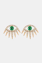 Carregar imagem no visualizador da galeria, Evil Eye Rhinestone Dangle Earrings
