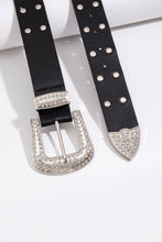 Load image into Gallery viewer, Double Row Studded PU Leather Belt
