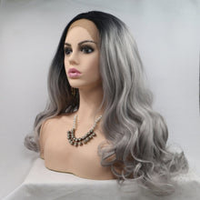 Carregar imagem no visualizador da galeria, 13*3&quot; Lace Front Wigs Synthetic Long Wavy 24&quot; 130% Density
