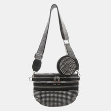 Carregar imagem no visualizador da galeria, Studded Adjustable Strap Crossbody Bag
