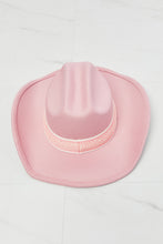 Load image into Gallery viewer, Fame Western Cutie Cowboy Hat in Pink
