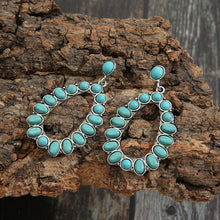 Carregar imagem no visualizador da galeria, Artificial Turquoise Earrings
