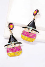 Carregar imagem no visualizador da galeria, Witch&#39;s Hat Shape Synthetic Pearl Dangle Earrings
