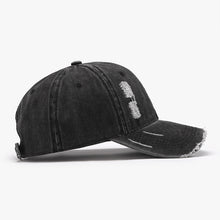 Load image into Gallery viewer, Distressed Adjustable Cotton Baseball Cap
