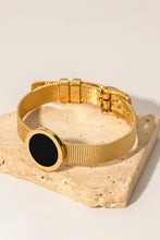 Carregar imagem no visualizador da galeria, 18K Gold-Plated Copper Wide Bracelet
