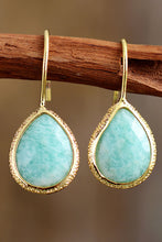 Carregar imagem no visualizador da galeria, Handmade Natural Stone Teardrop Earrings
