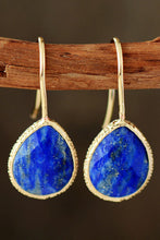 Carregar imagem no visualizador da galeria, Handmade Natural Stone Teardrop Earrings
