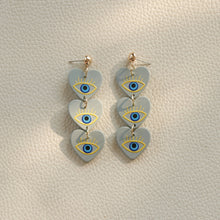 Carregar imagem no visualizador da galeria, Acrylic Heart Stainless Steel Dangle Earrings
