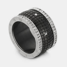 Load image into Gallery viewer, Inlaid Rhinestone Stainless Steel Ring
