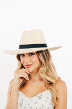 Carregar imagem no visualizador da galeria, Fame Basket Weave Straw Sun Hat
