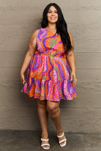 Load image into Gallery viewer, Hailey &amp; Co Fall Back Plus Size One Shoulder Mini Tiered Dress
