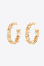 Carregar imagem no visualizador da galeria, 18K Gold-Plated Alloy C-Hoop Earrings
