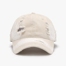 Load image into Gallery viewer, Distressed Adjustable Cotton Baseball Cap
