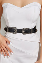 Load image into Gallery viewer, Double Buckle PU Leather Belt
