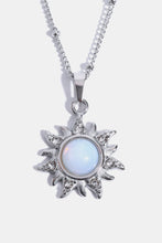 Carregar imagem no visualizador da galeria, Opal Sun Pendant Stainless Steel Necklace
