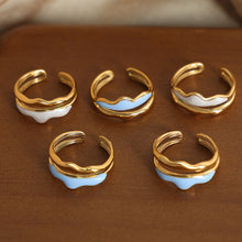 Carregar imagem no visualizador da galeria, 18K Gold-Plated Open Ring
