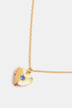 Carregar imagem no visualizador da galeria, Zircon Heart Shape 14K Gold-Plated Pendant Necklace
