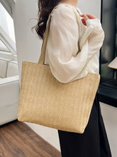 Carregar imagem no visualizador da galeria, Straw Woven Tote Bag
