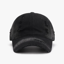 Load image into Gallery viewer, Distressed Adjustable Cotton Baseball Cap
