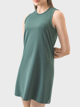 Load image into Gallery viewer, Round Neck Sleeveless Active Dress
