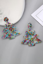 Carregar imagem no visualizador da galeria, Christmas Tree Acrylic Earrings
