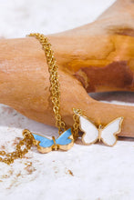 Load image into Gallery viewer, Butterfly Pendant Copper 14K Gold-Plated Necklace
