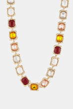 Load image into Gallery viewer, Glass Stone Alloy Necklace
