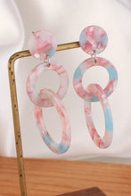 Carregar imagem no visualizador da galeria, Acrylic Double-Hoop Earrings
