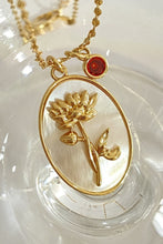 Carregar imagem no visualizador da galeria, Flower Shell Pendant Copper Necklace
