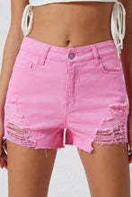 Carregar imagem no visualizador da galeria, Distressed Denim Shorts
