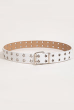 Carregar imagem no visualizador da galeria, Double Row Star Grommet PU Leather Belt
