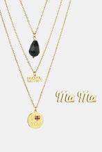 Load image into Gallery viewer, Triple-layer MAMA I LOVE YOU 18K gold-plated Pendant Combo Deal
