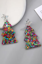 Carregar imagem no visualizador da galeria, Christmas Tree Acrylic Earrings
