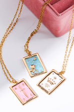 Load image into Gallery viewer, Tarot Card Pendant Copper Necklace
