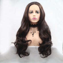 Carregar imagem no visualizador da galeria, 13*3&quot; Lace Front Wigs Synthetic Long Wavy 24&quot; 130% Density
