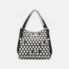 Carregar imagem no visualizador da galeria, Nicole Lee USA Contrast Polka Dot Handbag
