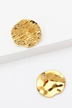 Load image into Gallery viewer, 18K Gold-Plated Textured Stud Earrings
