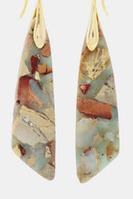 Carregar imagem no visualizador da galeria, Handmade Natural Stone Dangle Earrings
