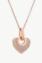 Carregar imagem no visualizador da galeria, Crystal Heart Pendant Necklace
