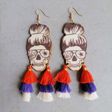 Carregar imagem no visualizador da galeria, Spider Grandma Tassel Detail Dangle Earrings
