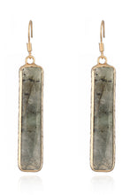 Carregar imagem no visualizador da galeria, Natural Stone Drop Earrings
