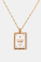 Load image into Gallery viewer, Tarot Card Pendant Copper Necklace
