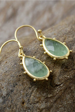 Load image into Gallery viewer, Natural Stone Teardrop Earrings
