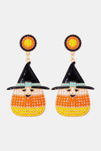 Carregar imagem no visualizador da galeria, Witch&#39;s Hat Shape Synthetic Pearl Dangle Earrings
