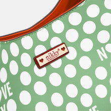 Carregar imagem no visualizador da galeria, Nicole Lee USA Contrast Polka Dot Handbag
