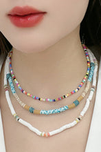 Carregar imagem no visualizador da galeria, Multicolored Bead Necklace Three-Piece Set
