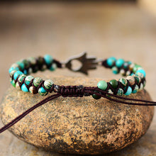 Carregar imagem no visualizador da galeria, Turquoise Beaded Bracelet
