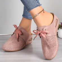 Carregar imagem no visualizador da galeria, Lace-Up Round Toe Wedge Sandals
