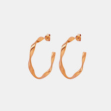 Carregar imagem no visualizador da galeria, Titanium Steel C-Hoop Earrings
