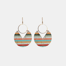 Carregar imagem no visualizador da galeria, Ms.Pac-Man Shape Wooden Dangle Earrings
